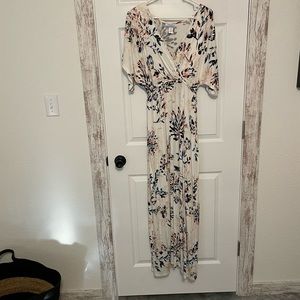 Floral breastfeeding dress